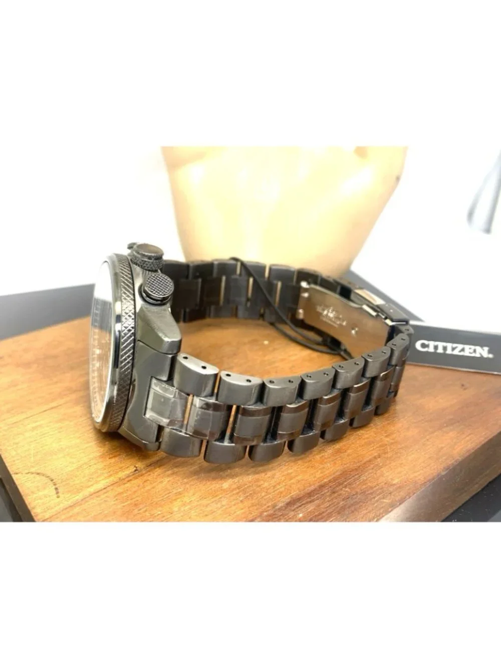 Citizen Men's Watch Nighthawk CA4377-53H Eco-Drive Chronograph Gray Gunmetal
